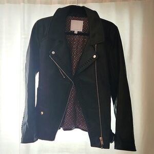 LIKE-NEW ett:twa by Anthropologie Faux Leather Jacket Size M